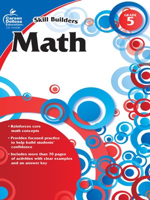 cover image of Math, Grade 5